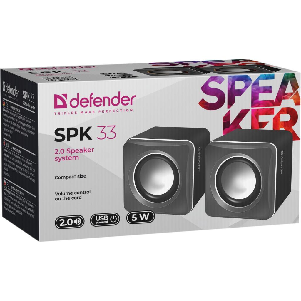 Акустическая система Defender SPK 33 Grey (65632) изображение 2