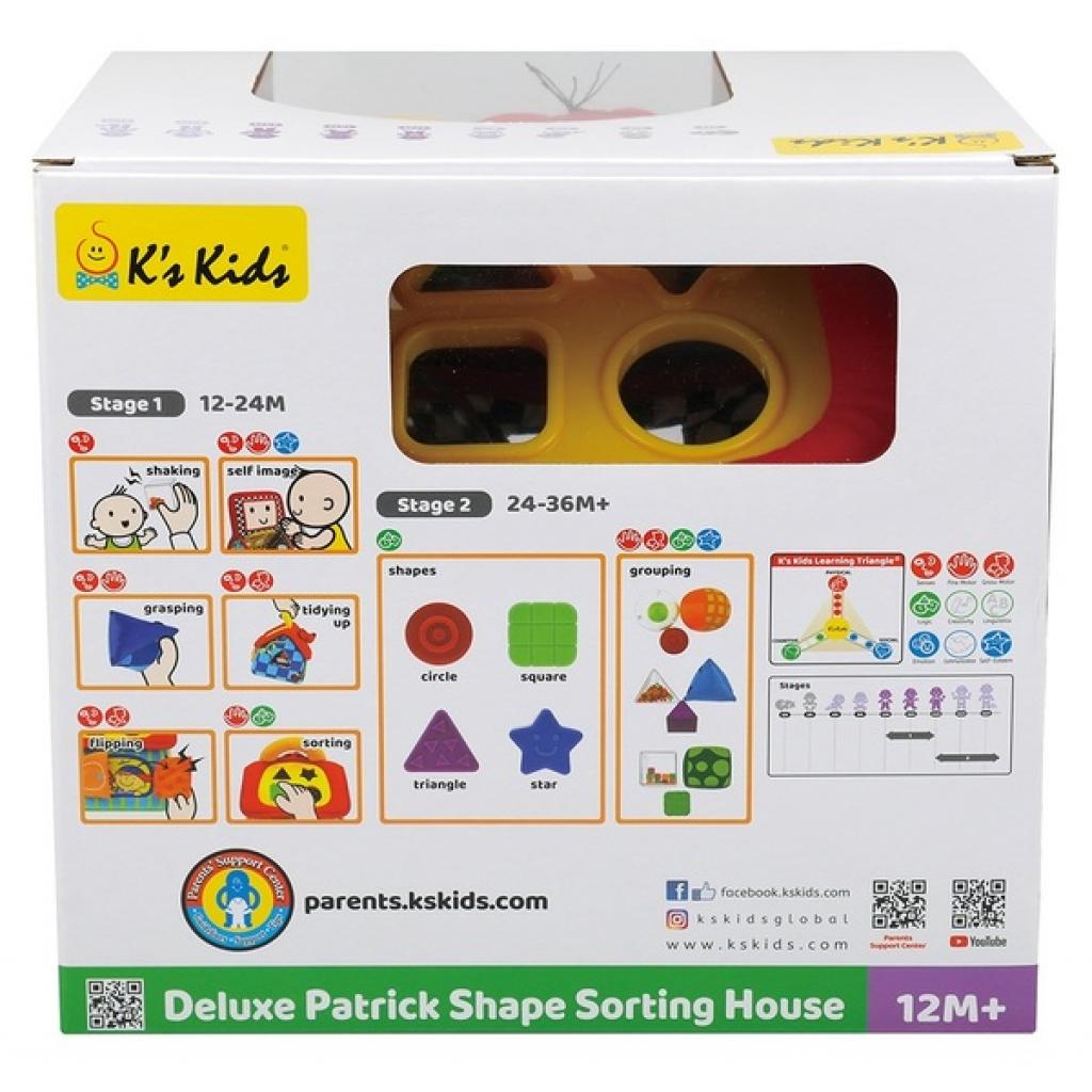 Развивающая игрушка K’S KIDS Сортер мягкий Домик (KA10460-2GB) изображение 7