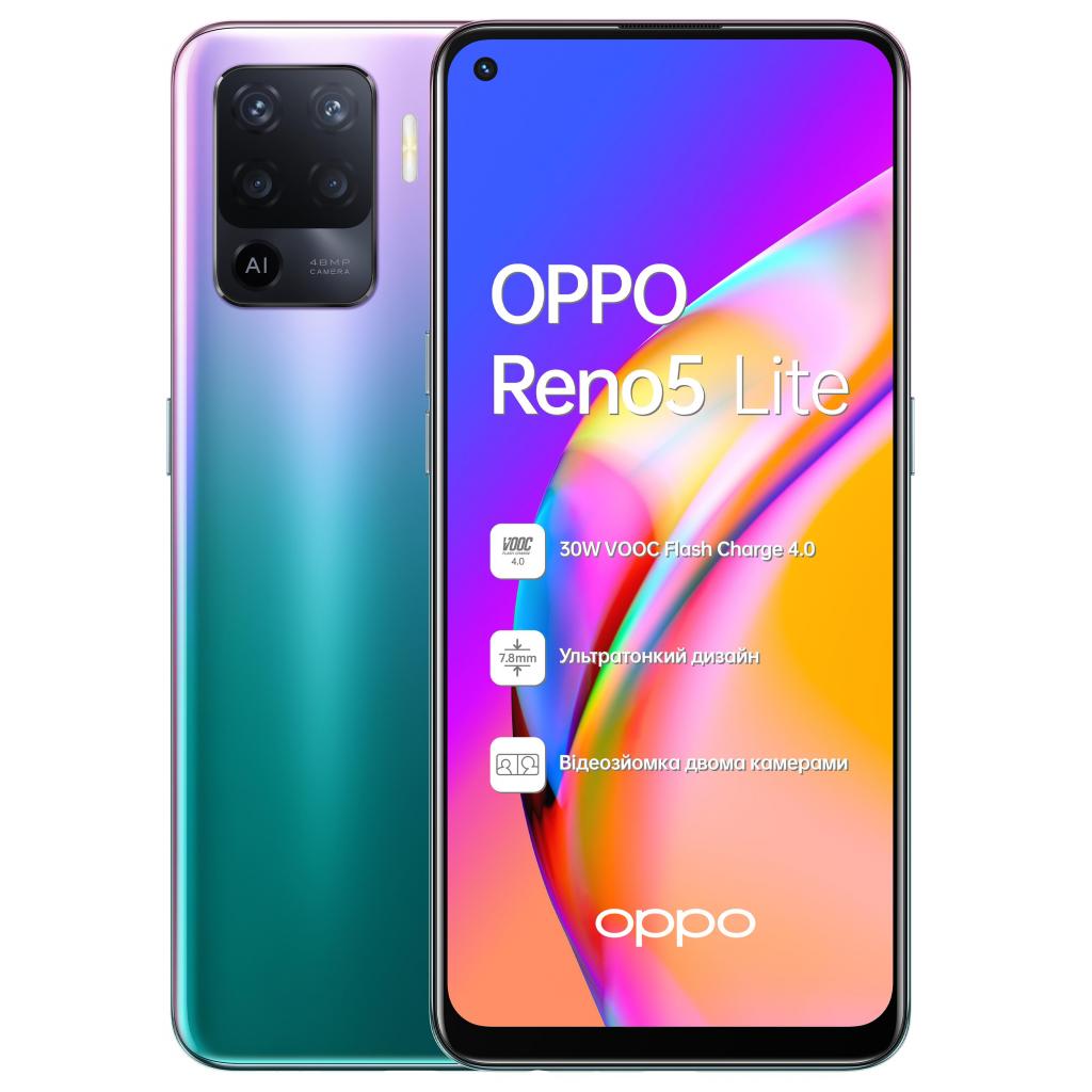 Мобильный телефон Oppo Reno5 Lite 8/128GB Purple (OFCPH2205_PURPLE) изображение 11