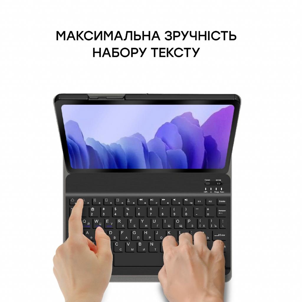 Чохол до планшета AirOn Premium Samsung Galaxy Tab A7 T500 Bluetooth keyboard (4822352781054) зображення 8