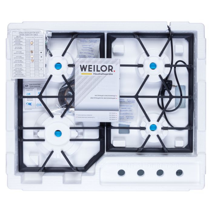 Варочная поверхность Weilor GG W 604 WH изображение 11