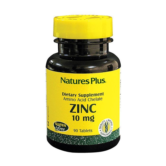 Минералы Natures Plus Цинк 10мг, 90 таблеток (NAP-03630)