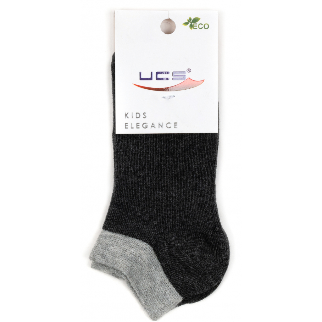 Шкарпетки дитячі UCS Socks короткі (M0C0201-0091-11B-darkgray) зображення 2