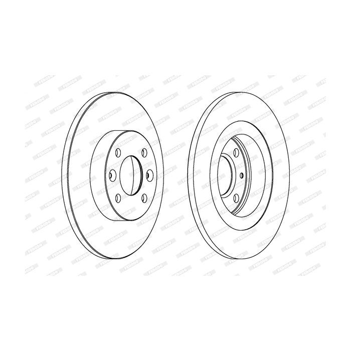 Гальмівний диск FERODO DDF1502