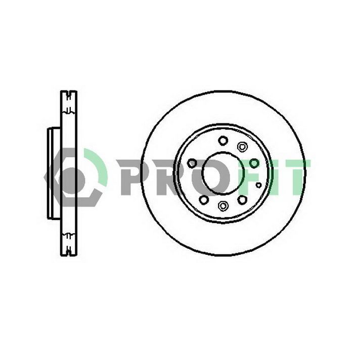 Тормозной диск Profit 5010-1210