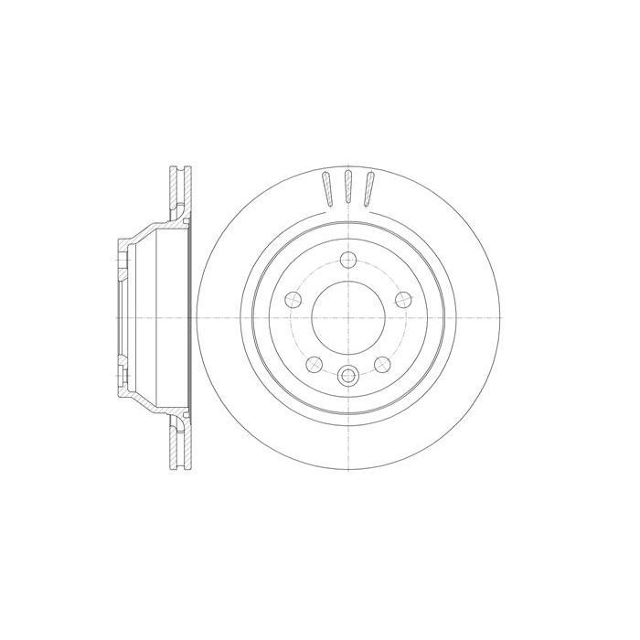 Тормозной диск REMSA 61160.10