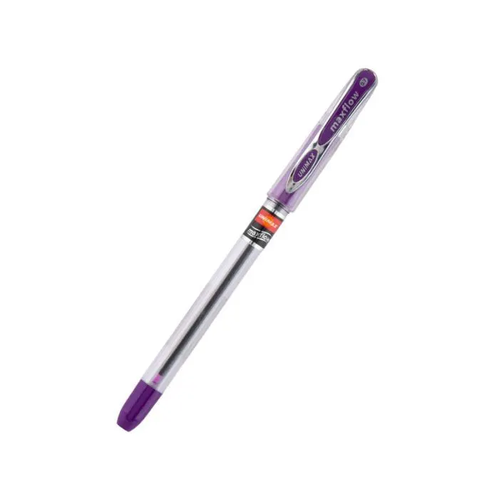 Ручка шариковая Unimax Maxflow, фиолетовая (UX-117-11) изображение 2