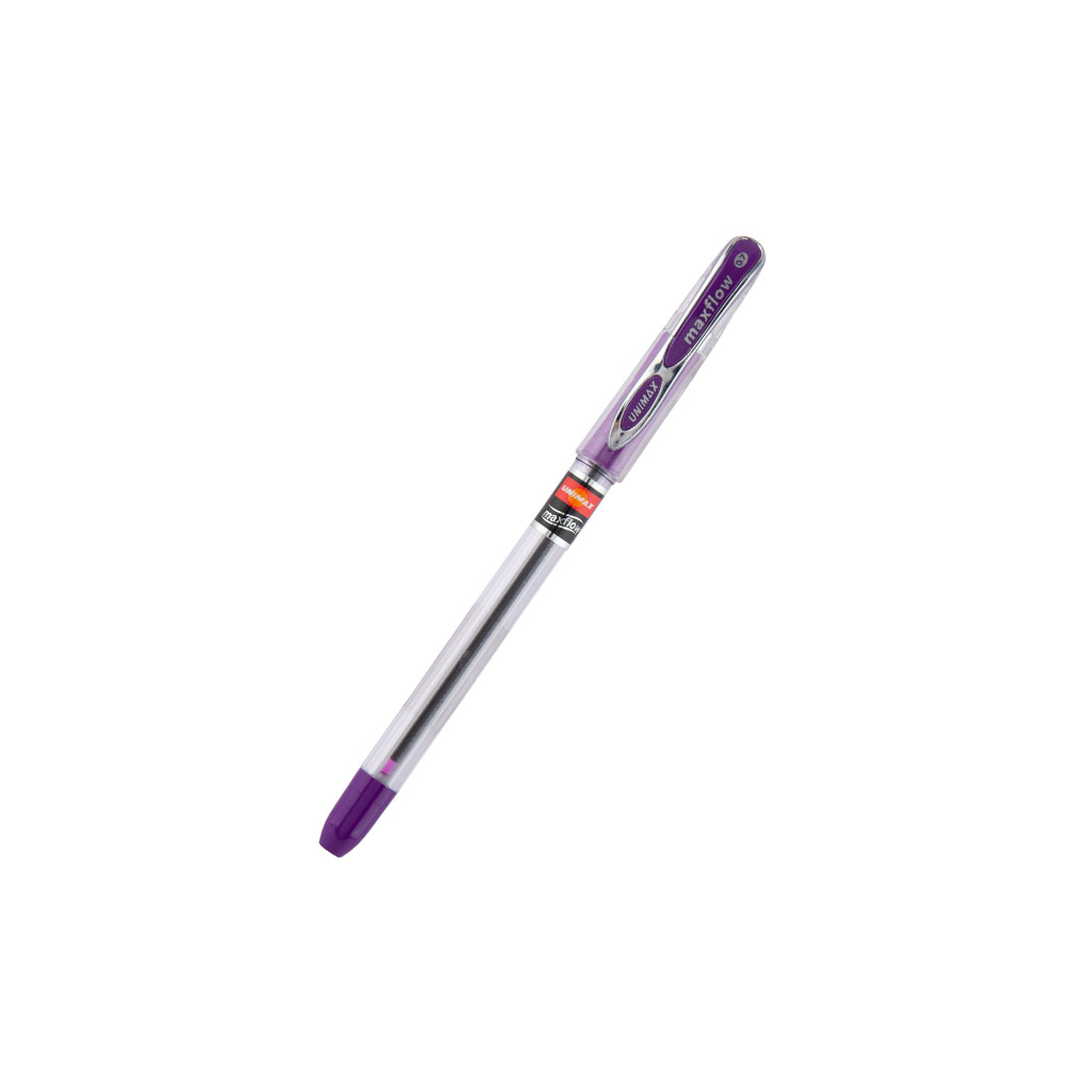 Ручка шариковая Unimax Maxflow, фиолетовая (UX-117-11) изображение 2