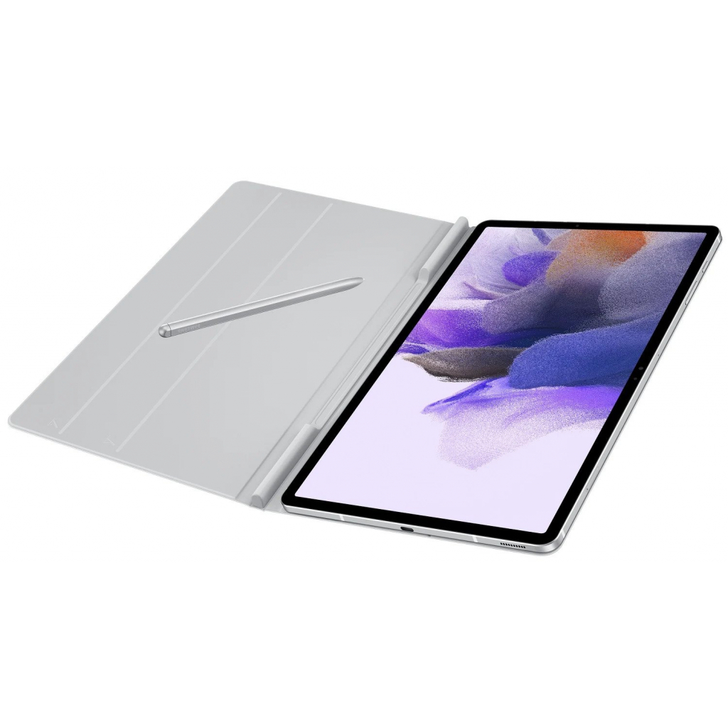 Чехол для планшета Samsung Book Cover Galaxy Tab S7 FE / S7+ (T735/975) Light Gray (EF-BT730PJEGRU) изображение 3