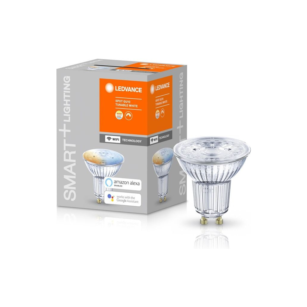 Розумна лампочка Osram LEDVANCE LEDSmart +WiFi PAR16 5W 2700 ... 6500K GU10 діміруе (4058075485679) зображення 2