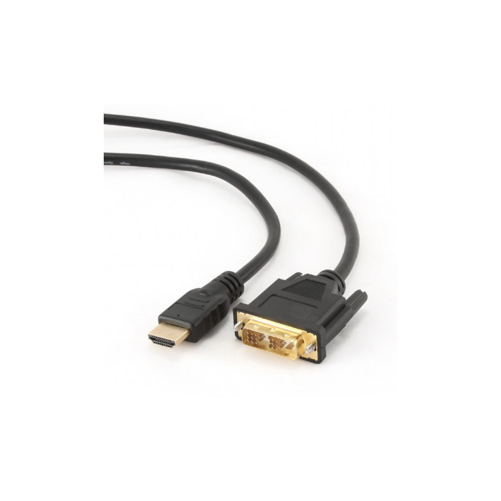 Кабель мультимедийный HDMI to DVI 1.0m Maxxter (V-HDMI-DVI-1M) изображение 2