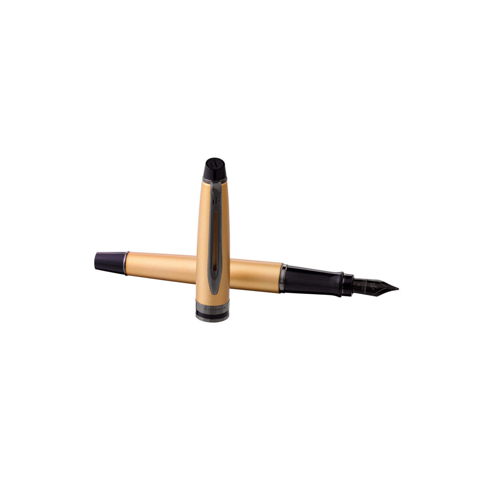 Ручка перьевая Waterman EXPERT Metallic Gold Lacquer RT  FP F (10 048) изображение 3
