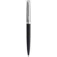 Ручка шариковая Waterman HEMISPHERE Essentials Metal Black Lacquer CT BP (22 006)