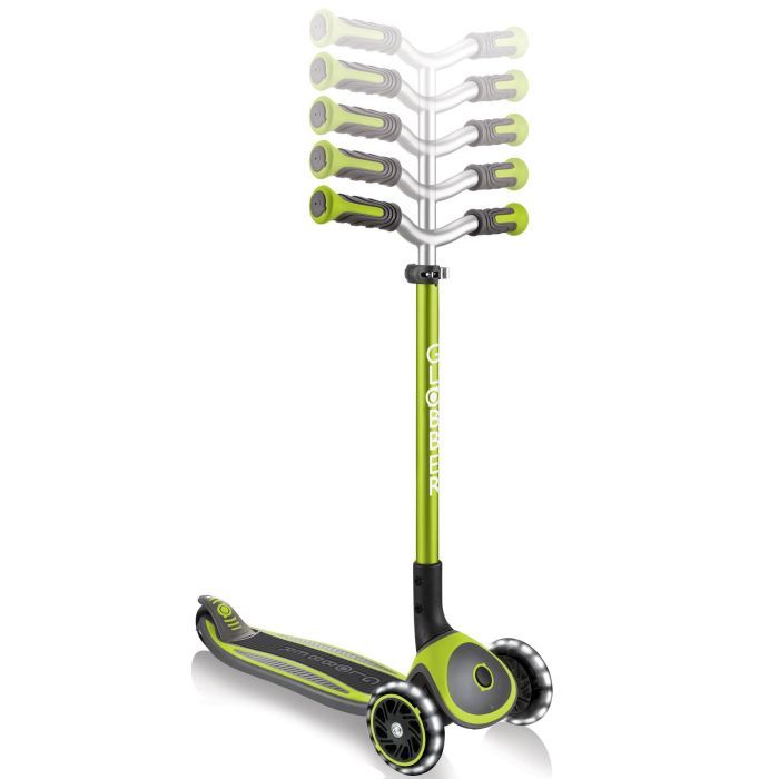 Самокат Globber MASTER LIGHTS Зелений Колеса з підсвіткою (662-116-2) зображення 3