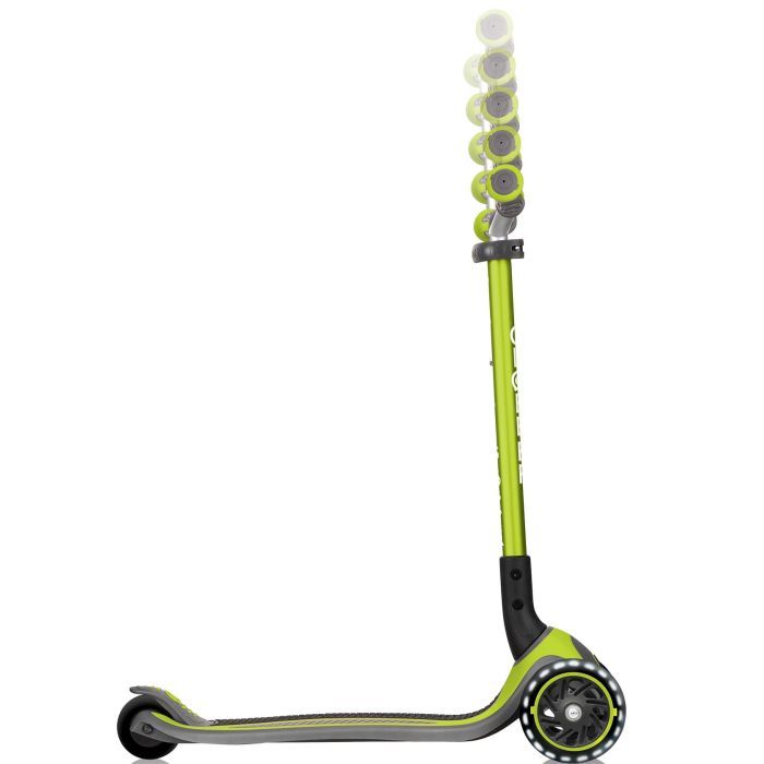 Самокат Globber MASTER LIGHTS Зелений Колеса з підсвіткою (662-116-2) зображення 6