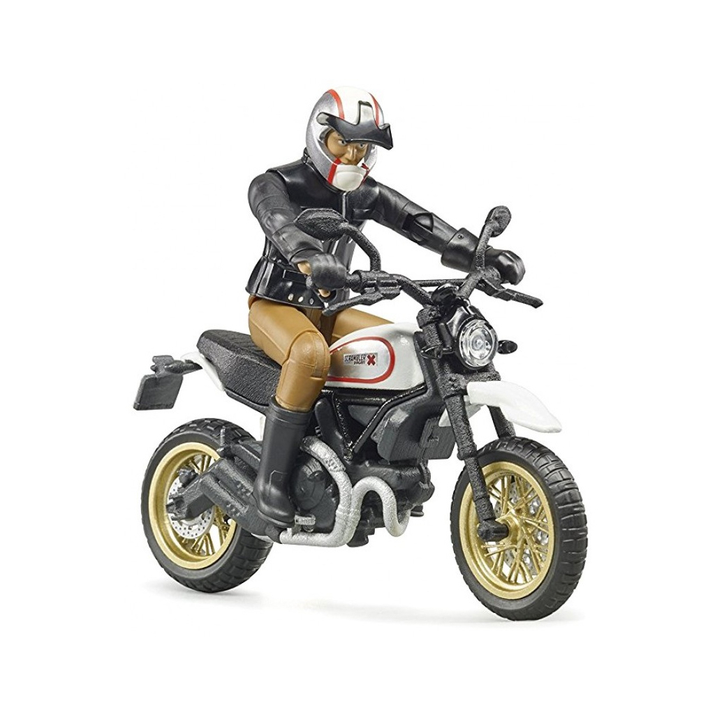 Спецтехника Bruder фигурка человека с мотоциклом (63051) изображение 3