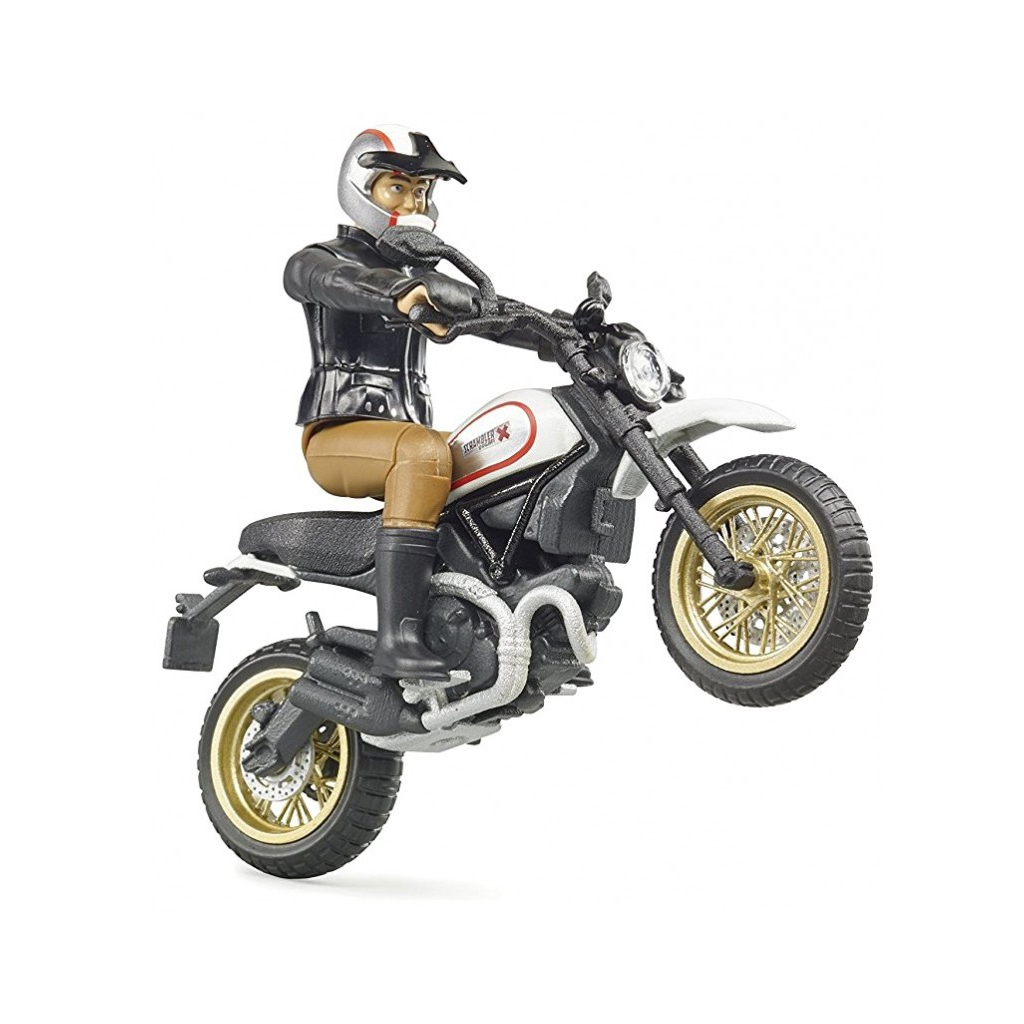 Спецтехника Bruder фигурка человека с мотоциклом (63051) изображение 4