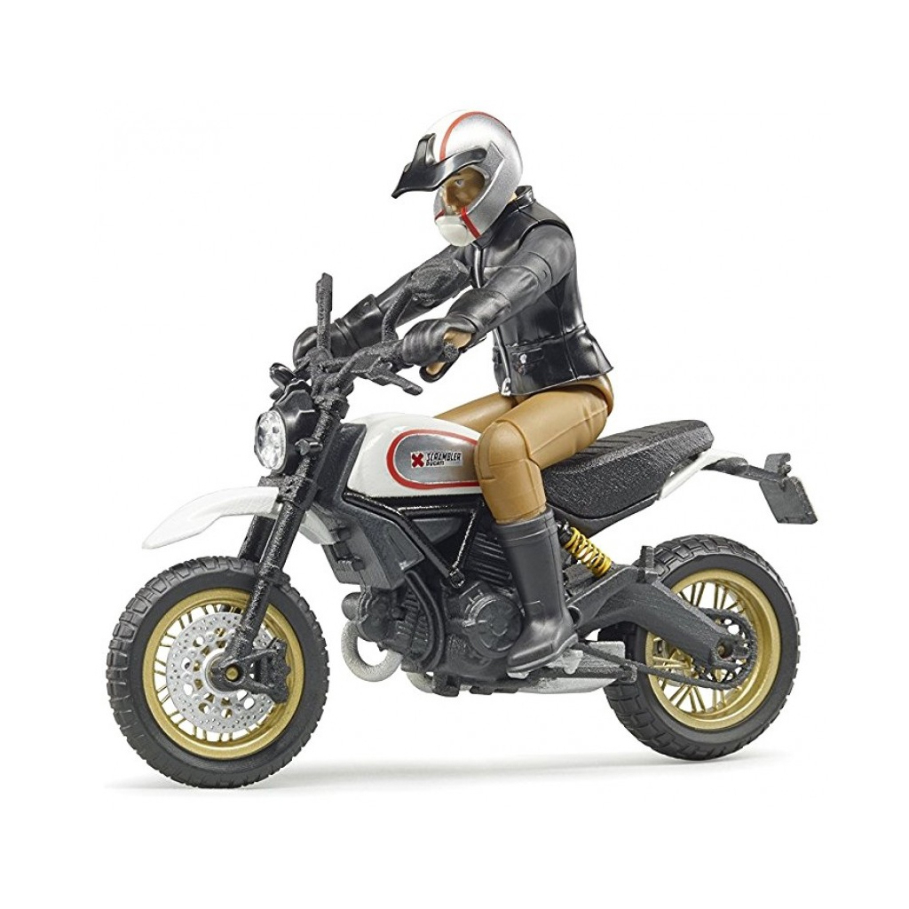 Спецтехника Bruder фигурка человека с мотоциклом (63051) изображение 5