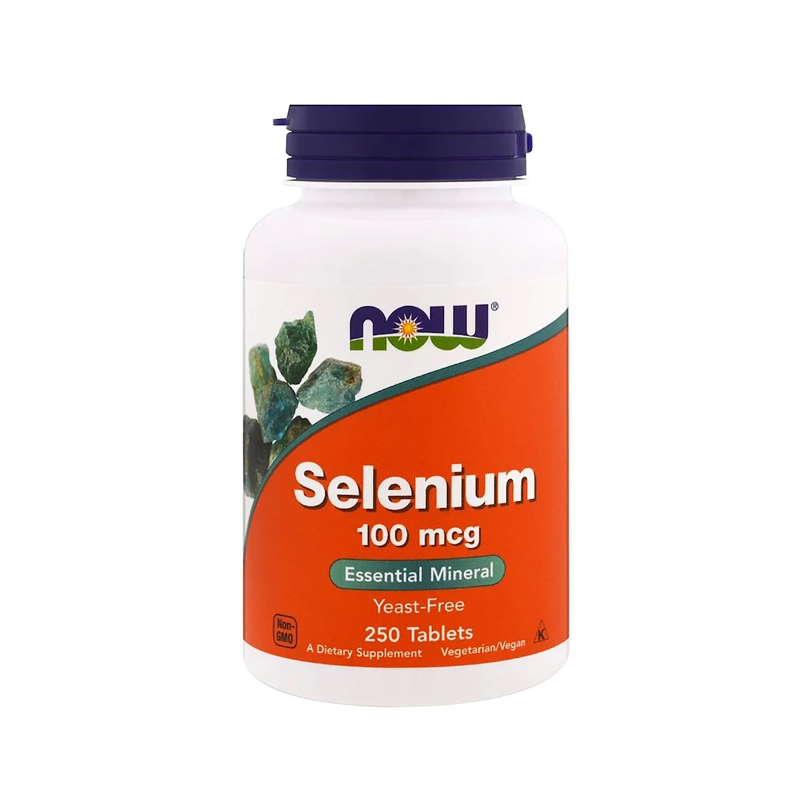 Минералы Now Foods Селен, Selenium, 100 мкг, 250 таблеток (NOW-01482)