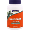 Минералы Now Foods Селен, Selenium, 100 мкг, 250 таблеток (NOW-01482)