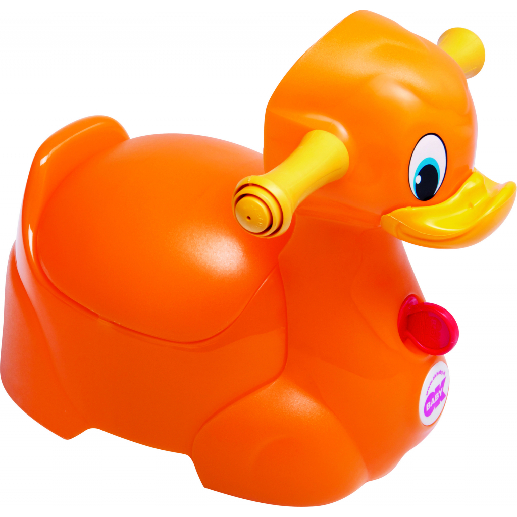Горщик Ok Baby Quack з ручками Помаранчевий (37074530)