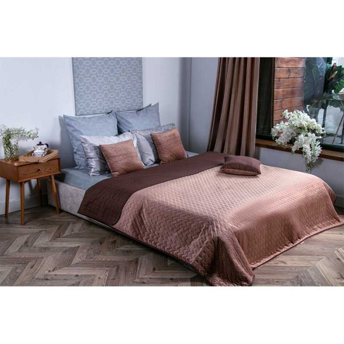 Покрывало Руно двухстороннее VeLour Коричневое 150 х 220 см (360.55_Cappuccino) изображение 2