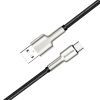 Дата кабель USB 2.0 AM to USB-C 1.0m head metal black ColorWay (CW-CBUC046-BK) зображення 3