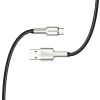 Дата кабель USB 2.0 AM to USB-C 1.0m head metal black ColorWay (CW-CBUC046-BK) зображення 5