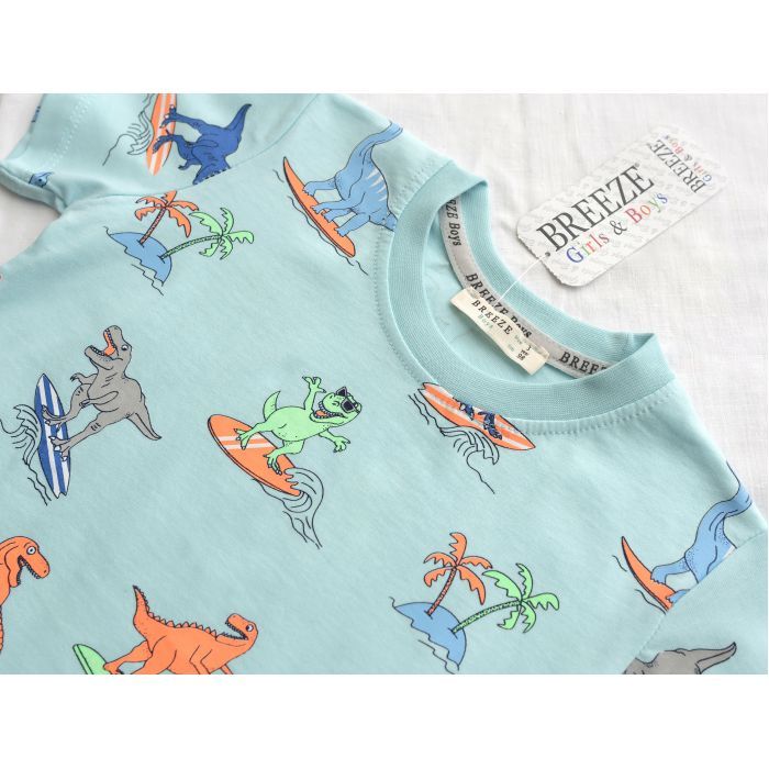 Набор детской одежды Breeze с динозаврами (16404-116B-blue) изображение 7