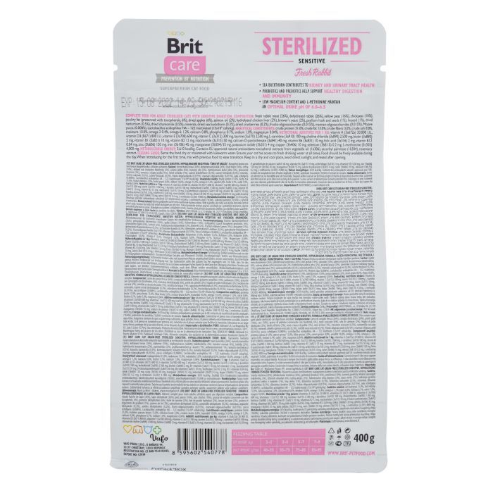Сухой корм для кошек Brit Care Cat GF Sterilized Sensitive 2 кг (8595602540761) изображение 2