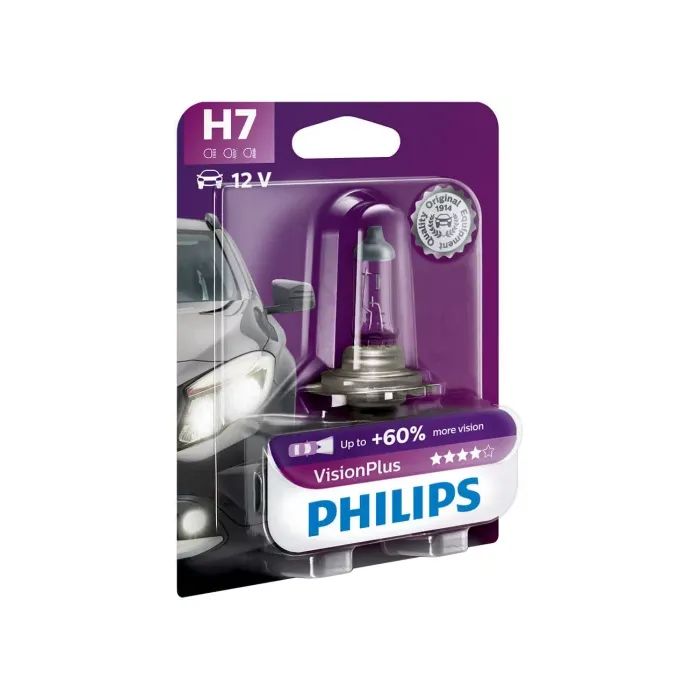 Автолампа Philips 12972VPB1 H7 Vision Plus 12V 55W (2363)