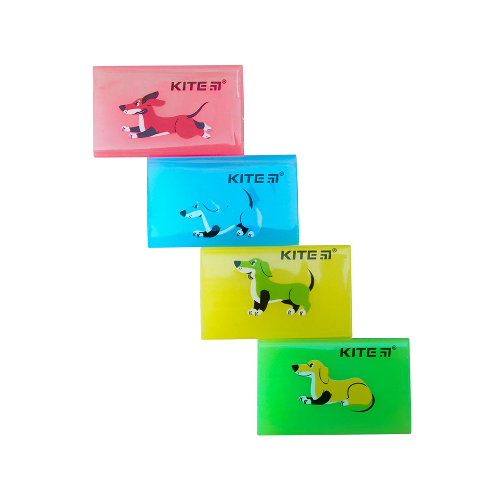 Ластик Kite цветной Dogs, ассорти (K22-026)