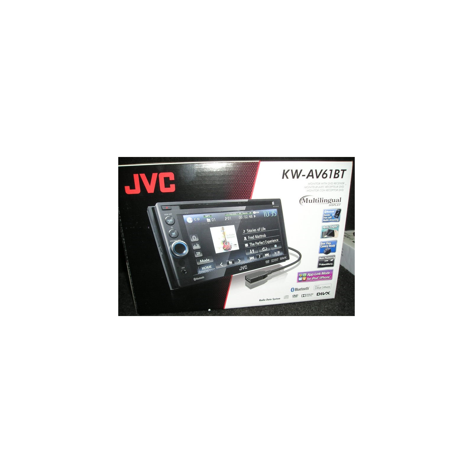 Автомагнитола JVC KW-AV61BTEE изображение 5