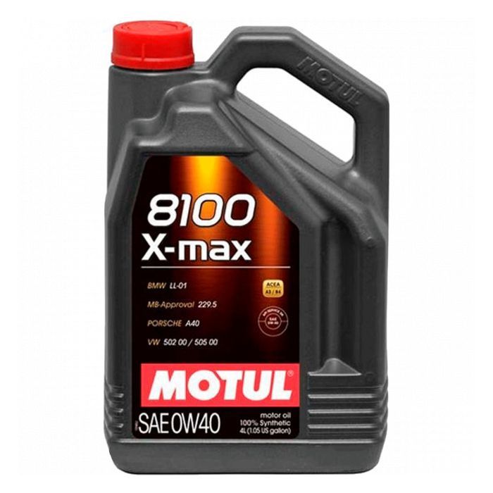 Моторна олива MOTUL 8100 X-max SAE 0W40  1л (348201)