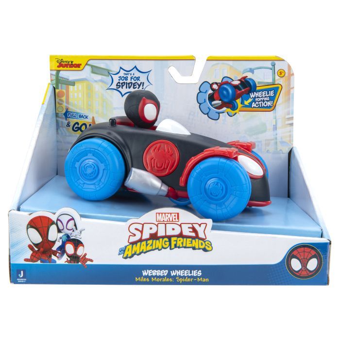 Машина Spidey инерционная Pull Back Vehicle Spinn Майлз Моралес (SNF0017) изображение 8
