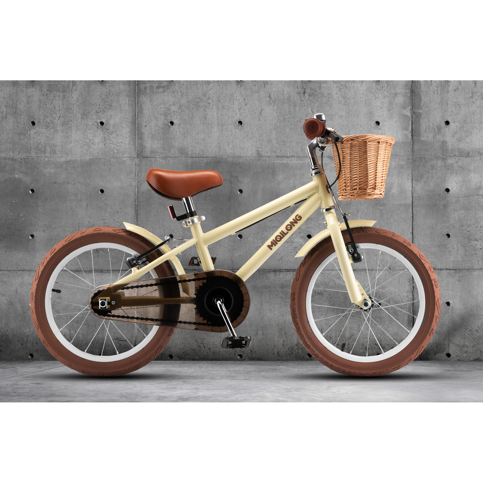 Дитячий велосипед Miqilong RM Бежевий 16" (ATW-RM16-BEIGE) зображення 12
