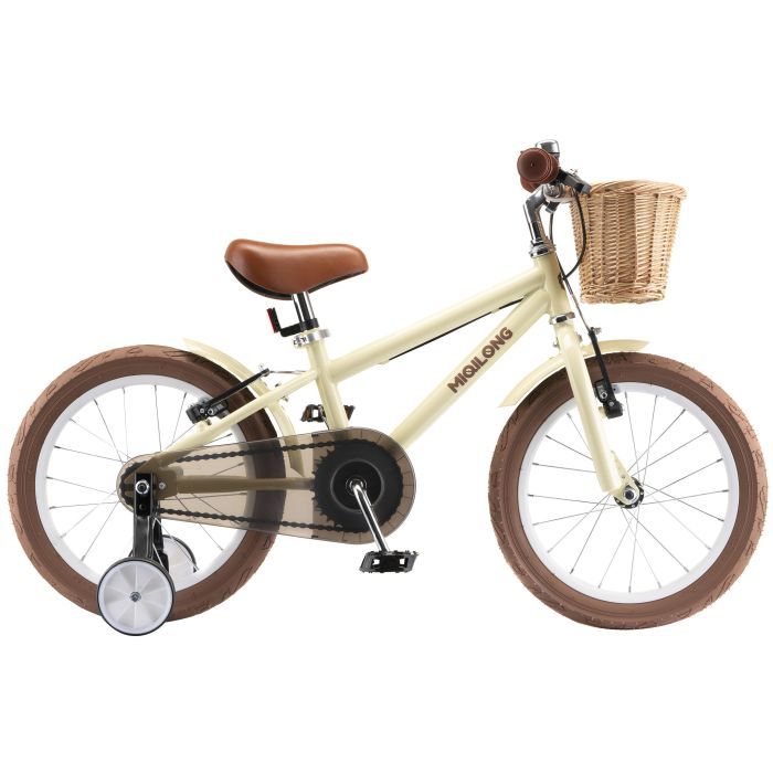 Детский велосипед Miqilong RM Бежевый 16" (ATW-RM16-BEIGE) изображение 2
