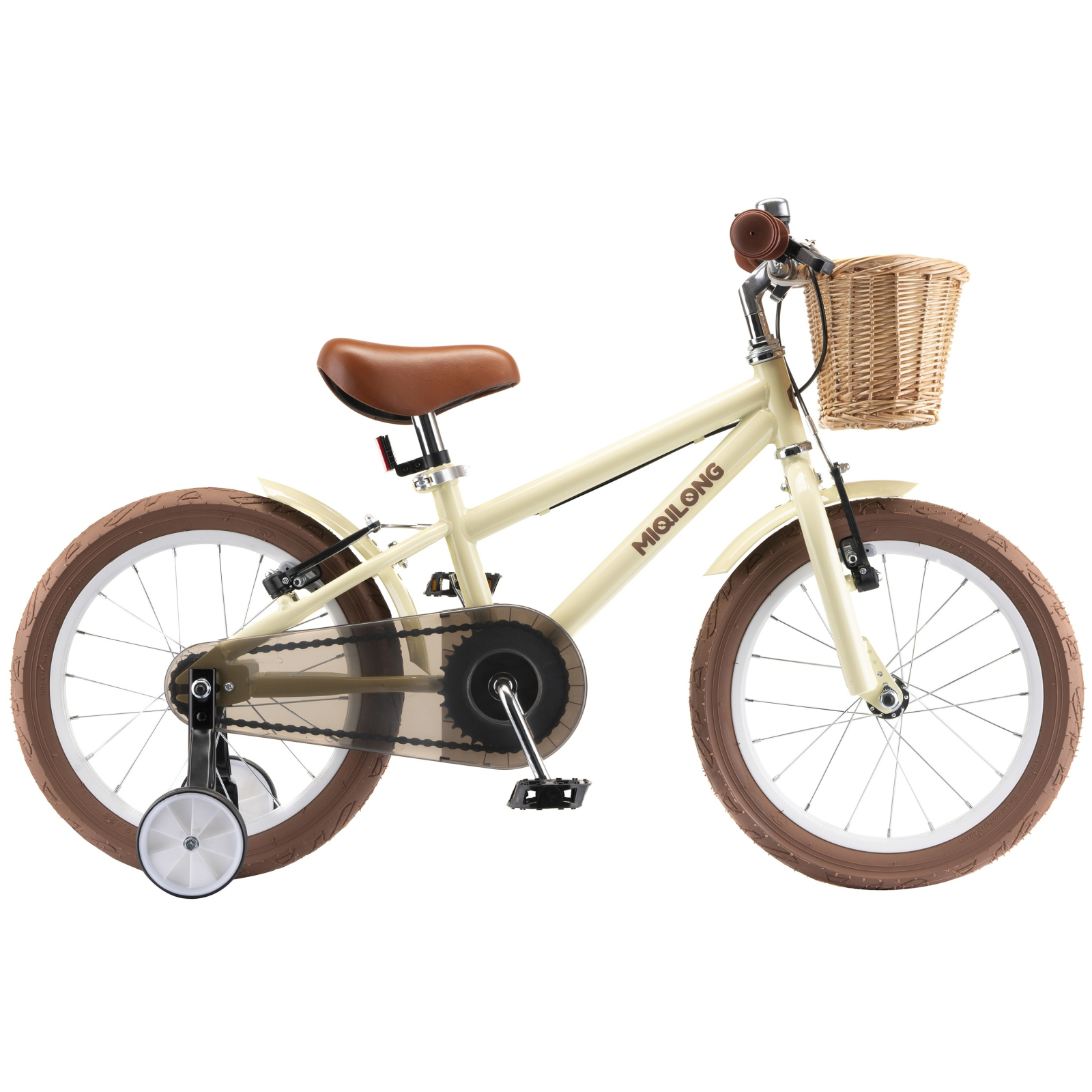 Дитячий велосипед Miqilong RM Бежевий 16" (ATW-RM16-BEIGE) зображення 2