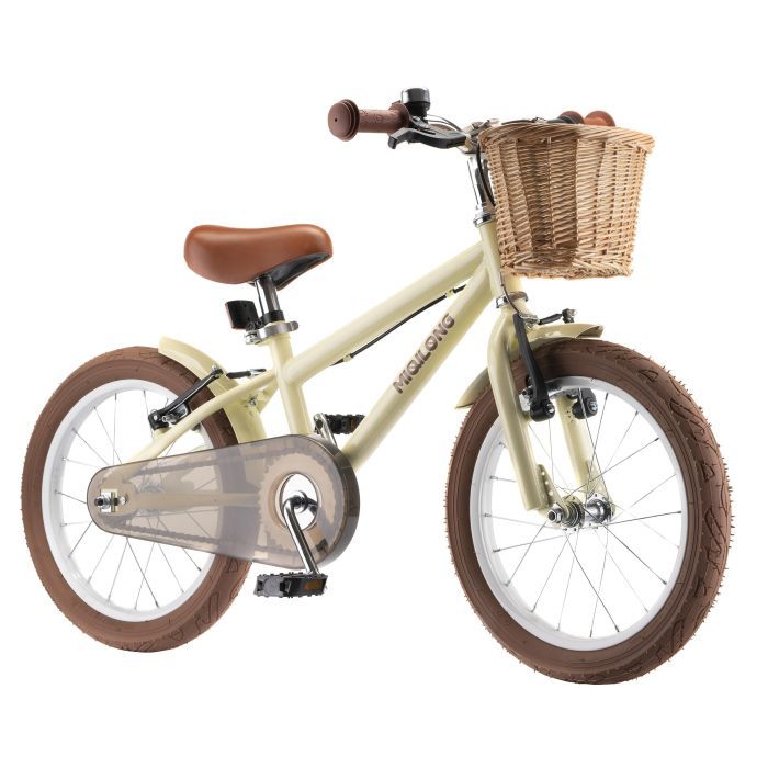 Детский велосипед Miqilong RM Бежевый 16" (ATW-RM16-BEIGE) изображение 3