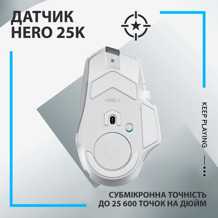 Мышка Logitech G502 X Lightspeed Wireless Black (910-006180) изображение 4