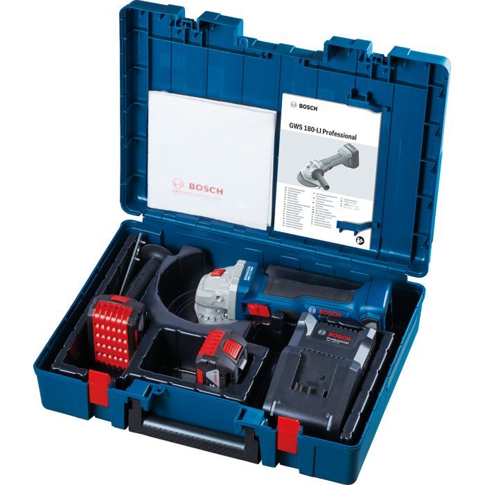 Шліфувальна машина Bosch GWS 180-LI (0.601.9H9.021) зображення 3