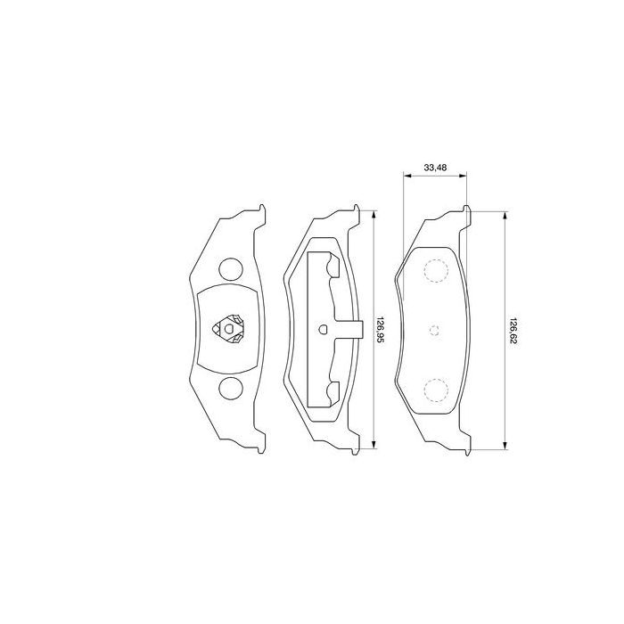 Гальмівні колодки Bosch 0 986 424 585 зображення 4