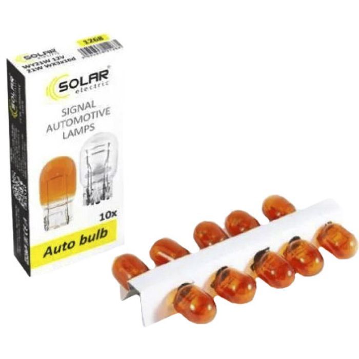 Автолампа SOLAR WY21W AMBER 12V WX3x16d (1268) зображення 2