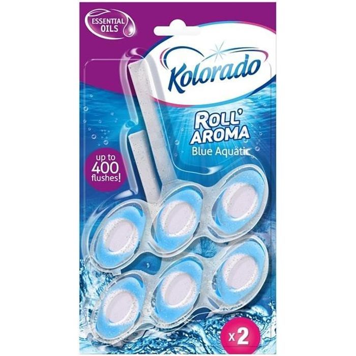 Туалетный блок Kolorado Голубая вода 51 г 2 шт. (5902506009318)