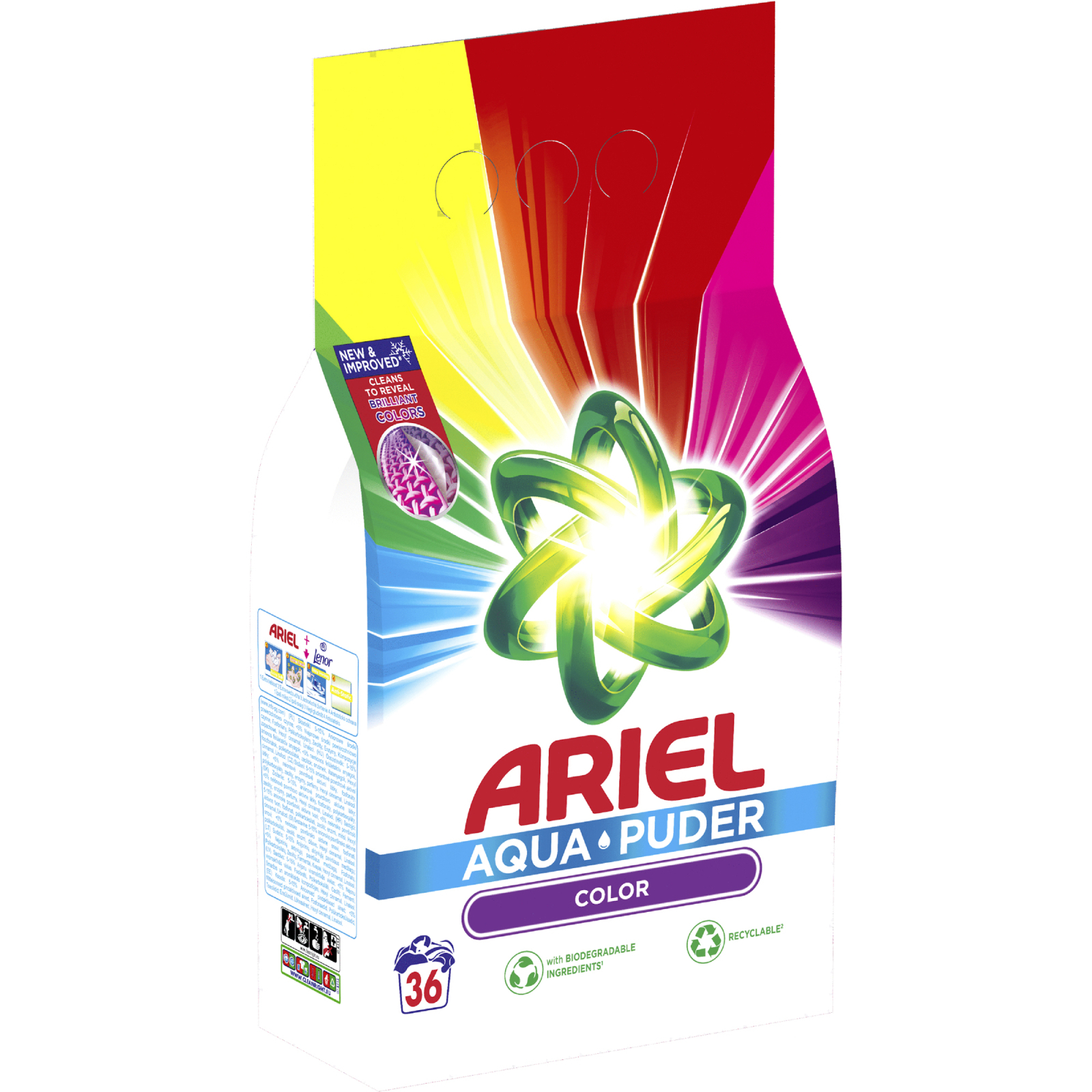 Стиральный порошок Ariel Аква-Пудра Color 2.34 кг (8006540546581) изображение 3