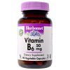 Витамин Bluebonnet Nutrition Витамин B6 50 мг, Vitamin B6, 90 вегетарианских капсул (BLB0428)