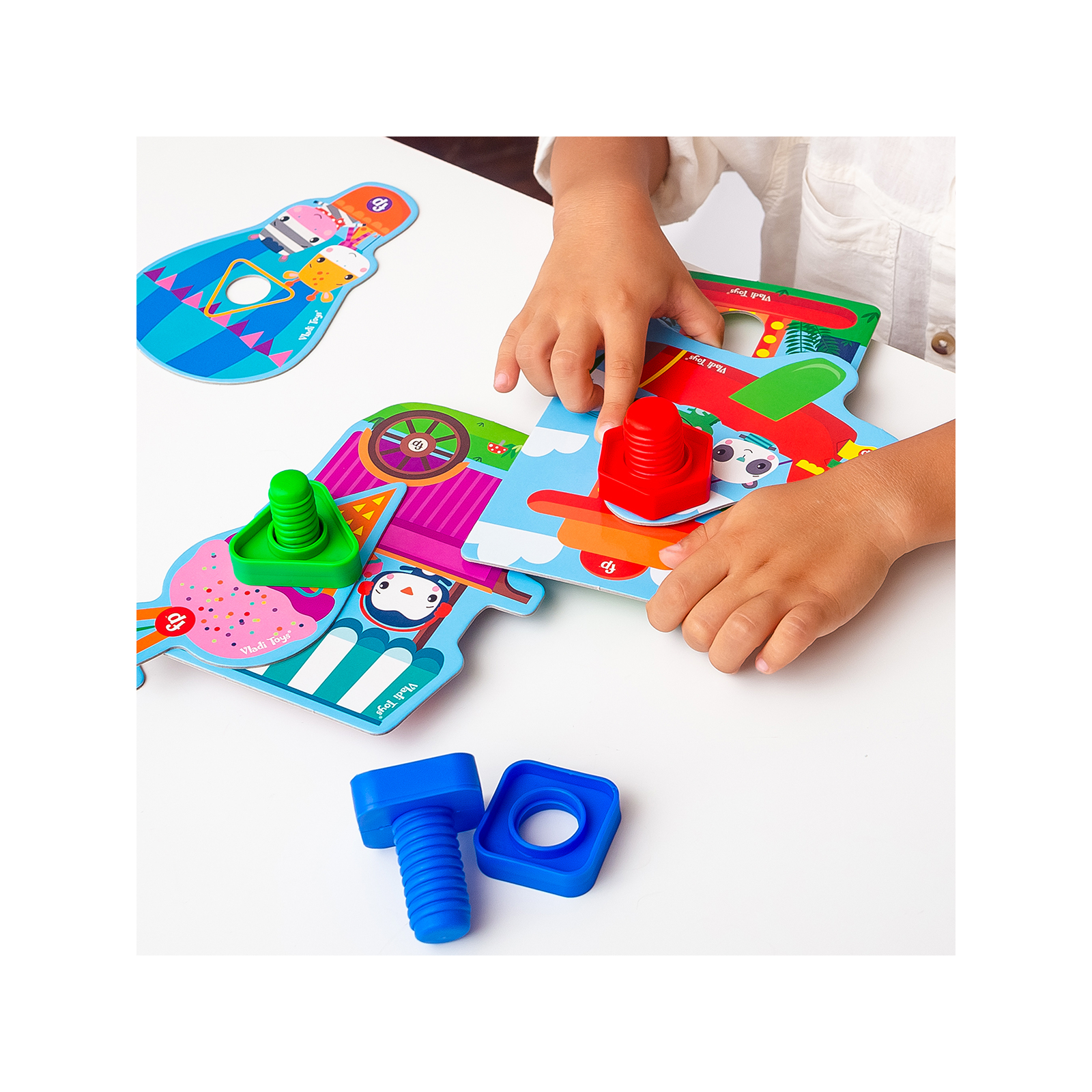 Развивающая игрушка Vladi Toys Fisher Price Парк развлечений для малышей (укр) (VT2905-21) изображение 5
