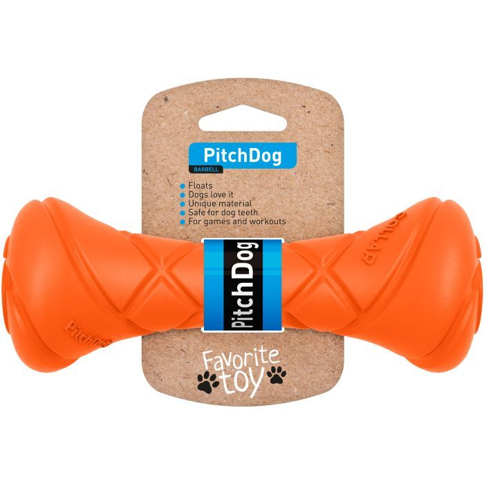 Игрушка для собак Collar PitchDog гантель для апорта 19 см оранжевая (62394) изображение 3