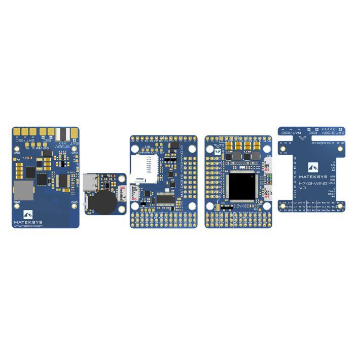 Полетный контроллер (FC) MATEKSYS H743-WING V3 (H743-WING-V3/HP024.0084-V3) изображение 4
