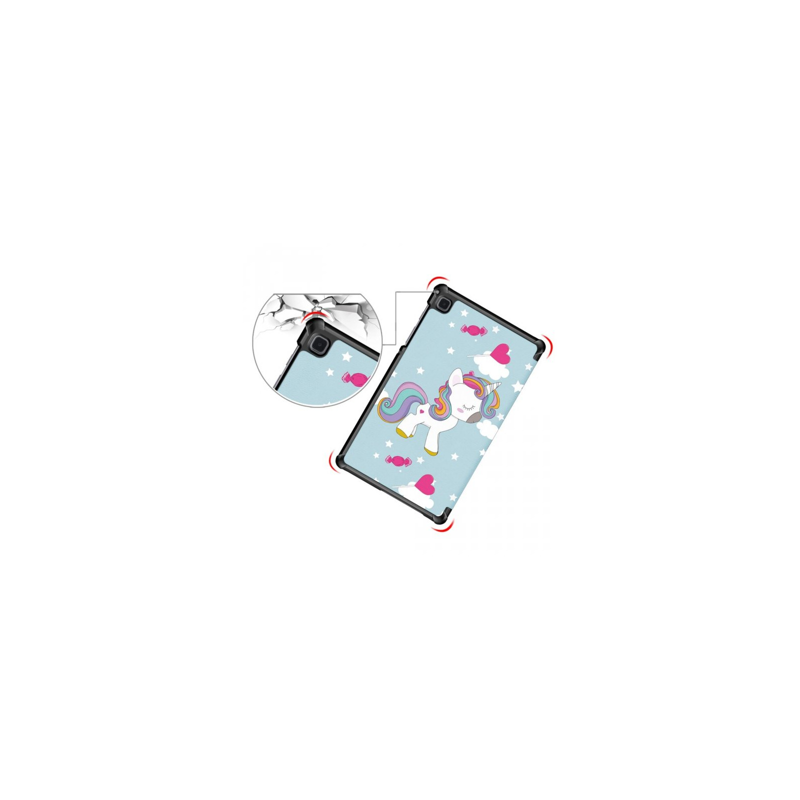Чохол до планшета BeCover Smart Case Samsung Galaxy Tab S6 Lite 10.4 P610/P613/P615/P619 Unicorn (708328) зображення 4